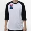 Raglan 3/4 Roundneck Shirt (White Body) Thumbnail