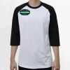 Raglan 3/4 Roundneck Shirt (White Body) Thumbnail