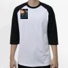 Raglan 3/4 Roundneck Shirt (White Body) Thumbnail