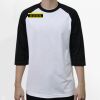 Raglan 3/4 Roundneck Shirt (White Body) Thumbnail