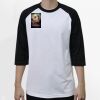 Raglan 3/4 Roundneck Shirt (White Body) Thumbnail