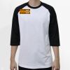 Raglan 3/4 Roundneck Shirt (White Body) Thumbnail