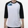 Raglan 3/4 Roundneck Shirt (White Body) Thumbnail