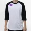 Raglan 3/4 Roundneck Shirt (White Body) Thumbnail
