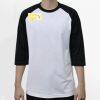 Raglan 3/4 Roundneck Shirt (White Body) Thumbnail