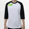 Raglan 3/4 Roundneck Shirt (White Body) Thumbnail