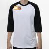 Raglan 3/4 Roundneck Shirt (White Body) Thumbnail