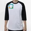 Raglan 3/4 Roundneck Shirt (White Body) Thumbnail