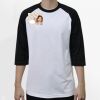 Raglan 3/4 Roundneck Shirt (White Body) Thumbnail