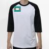 Raglan 3/4 Roundneck Shirt (White Body) Thumbnail
