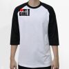 Raglan 3/4 Roundneck Shirt (White Body) Raglan 3/4 Roundneck Shirt (White Body) Thumbnail