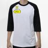 Raglan 3/4 Roundneck Shirt (White Body) Raglan 3/4 Roundneck Shirt (White Body) Thumbnail