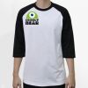 Raglan 3/4 Roundneck Shirt (White Body) Raglan 3/4 Roundneck Shirt (White Body) Thumbnail