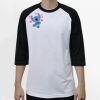 Raglan 3/4 Roundneck Shirt (White Body) Raglan 3/4 Roundneck Shirt (White Body) Thumbnail