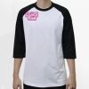 Raglan 3/4 Roundneck Shirt (White Body) Thumbnail