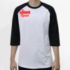 Raglan 3/4 Roundneck Shirt (White Body) Thumbnail