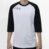 Raglan 3/4 Roundneck Shirt (White Body) Thumbnail