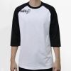 Raglan 3/4 Roundneck Shirt (White Body) Thumbnail