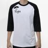 Raglan 3/4 Roundneck Shirt (White Body) Thumbnail
