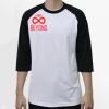 Raglan 3/4 Roundneck Shirt (White Body) Thumbnail