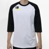 Raglan 3/4 Roundneck Shirt (White Body) Thumbnail