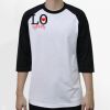 Raglan 3/4 Roundneck Shirt (White Body) Thumbnail