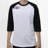 Raglan 3/4 Roundneck Shirt (White Body) Thumbnail
