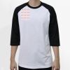 Raglan 3/4 Roundneck Shirt (White Body) Thumbnail