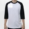Raglan 3/4 Roundneck Shirt (White Body) Thumbnail