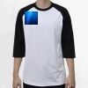 Raglan 3/4 Roundneck Shirt (White Body) Raglan 3/4 Roundneck Shirt (White Body) Thumbnail