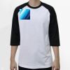 Raglan 3/4 Roundneck Shirt (White Body) Raglan 3/4 Roundneck Shirt (White Body) Thumbnail