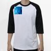 Raglan 3/4 Roundneck Shirt (White Body) Raglan 3/4 Roundneck Shirt (White Body) Thumbnail