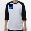 Raglan 3/4 Roundneck Shirt (White Body) Raglan 3/4 Roundneck Shirt (White Body) Thumbnail