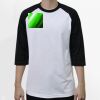 Raglan 3/4 Roundneck Shirt (White Body) Raglan 3/4 Roundneck Shirt (White Body) Thumbnail