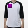 Raglan 3/4 Roundneck Shirt (White Body) Raglan 3/4 Roundneck Shirt (White Body) Thumbnail
