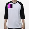 Raglan 3/4 Roundneck Shirt (White Body) Raglan 3/4 Roundneck Shirt (White Body) Thumbnail