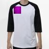 Raglan 3/4 Roundneck Shirt (White Body) Raglan 3/4 Roundneck Shirt (White Body) Thumbnail