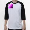Raglan 3/4 Roundneck Shirt (White Body) Raglan 3/4 Roundneck Shirt (White Body) Thumbnail