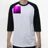 Raglan 3/4 Roundneck Shirt (White Body) Raglan 3/4 Roundneck Shirt (White Body) Thumbnail
