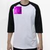 Raglan 3/4 Roundneck Shirt (White Body) Raglan 3/4 Roundneck Shirt (White Body) Thumbnail