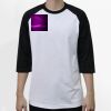 Raglan 3/4 Roundneck Shirt (White Body) Raglan 3/4 Roundneck Shirt (White Body) Thumbnail