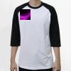Raglan 3/4 Roundneck Shirt (White Body) Raglan 3/4 Roundneck Shirt (White Body) Thumbnail