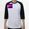 Raglan 3/4 Roundneck Shirt (White Body) Raglan 3/4 Roundneck Shirt (White Body) Thumbnail