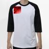 Raglan 3/4 Roundneck Shirt (White Body) Raglan 3/4 Roundneck Shirt (White Body) Thumbnail