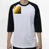 Raglan 3/4 Roundneck Shirt (White Body) Raglan 3/4 Roundneck Shirt (White Body) Thumbnail