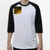 Raglan 3/4 Roundneck Shirt (White Body) Raglan 3/4 Roundneck Shirt (White Body) Thumbnail
