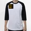 Raglan 3/4 Roundneck Shirt (White Body) Raglan 3/4 Roundneck Shirt (White Body) Thumbnail
