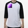 Raglan 3/4 Roundneck Shirt (White Body) Raglan 3/4 Roundneck Shirt (White Body) Thumbnail
