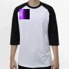 Raglan 3/4 Roundneck Shirt (White Body) Raglan 3/4 Roundneck Shirt (White Body) Thumbnail