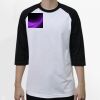 Raglan 3/4 Roundneck Shirt (White Body) Raglan 3/4 Roundneck Shirt (White Body) Thumbnail